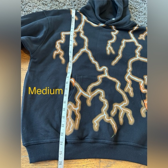 NWOT Darc Sport Wolves Club Lightning Black Hoodie - Picture 10 of 13